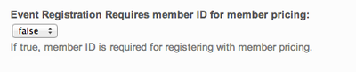 Require Member ID