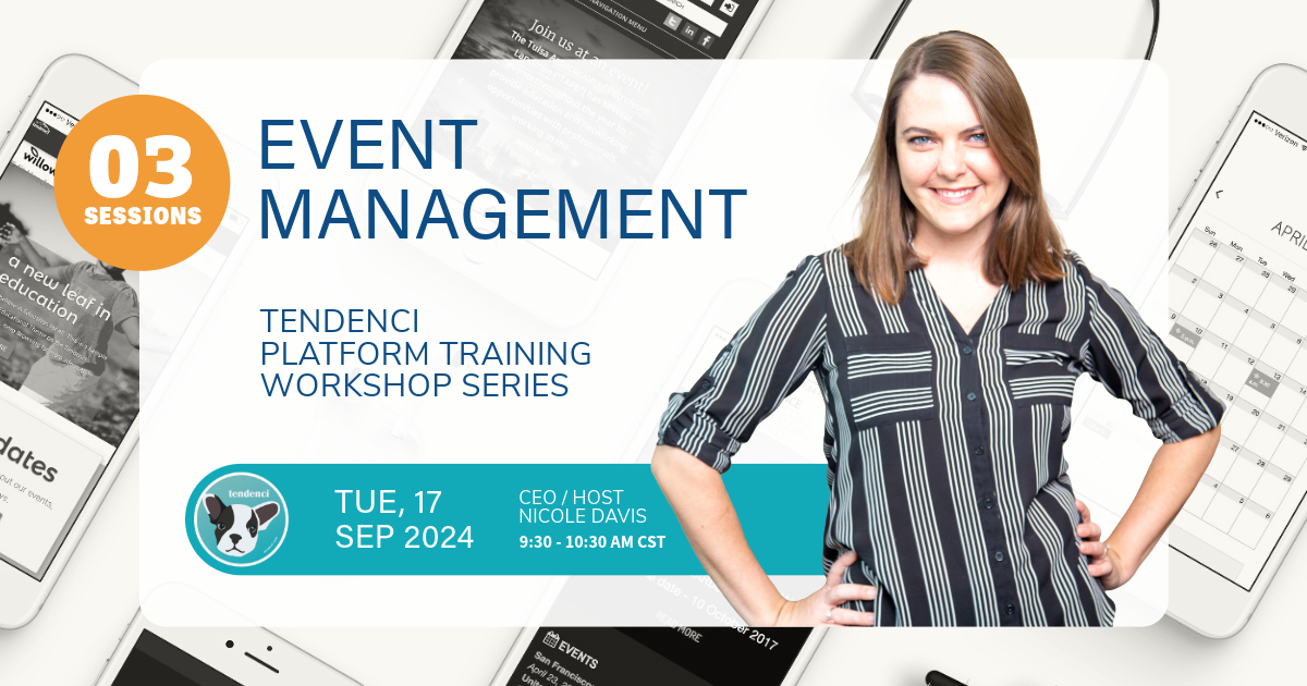 Event Management | Session 3 of 3 | Platform Training Workshop Series