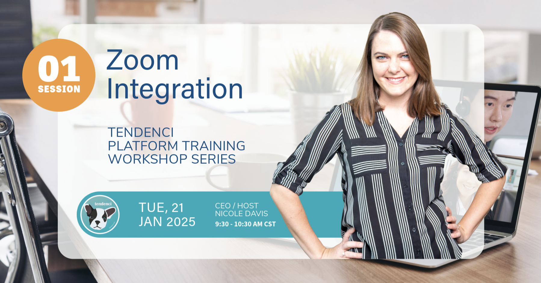 tendenci graphic for zoom integration training event