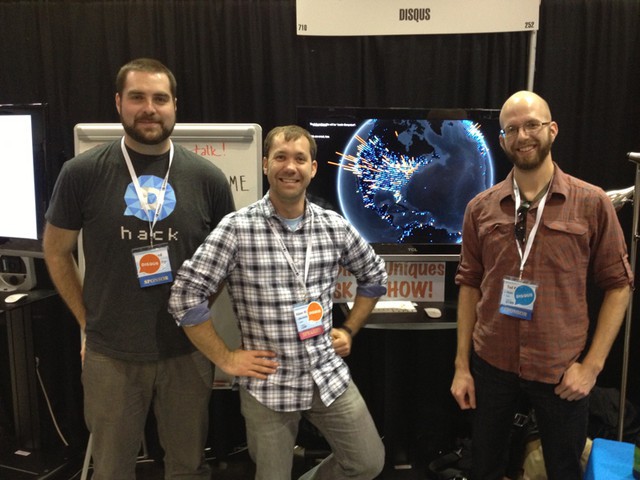 Disqus Team at PyCon 2013 in Santa Clara California