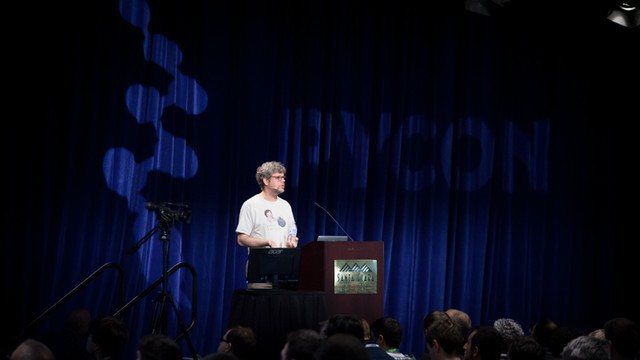 Guido at PyCon 2013 in Santa Clara