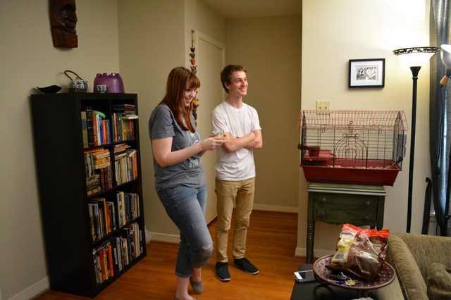 Behind the Scenes of Tendenci's Guinea Pig Ad - Chris and Caitlin