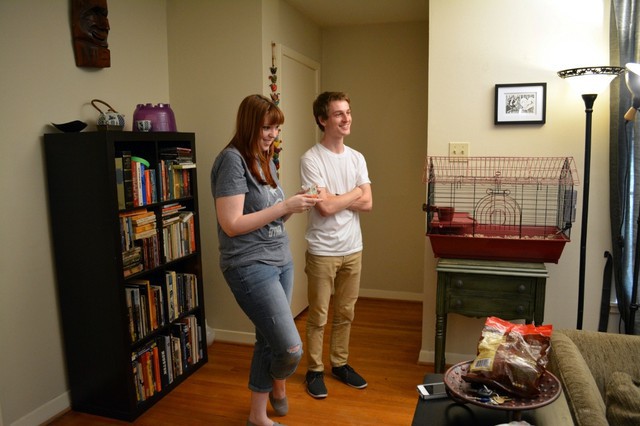 Behind the Scenes of Tendenci's Guinea Pig Ad - Chris and Caitlin