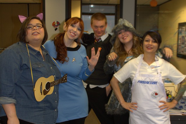 Tendenci Halloween 2013 - Cat Stevens + Spock + Ron Weasley + Fox + Flo