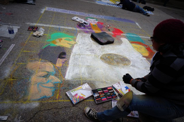 Batman square at Via Colori 2013