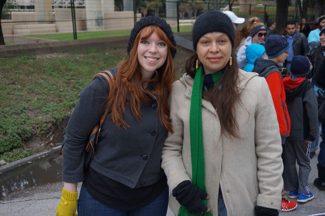 Caitlin and our Artist! Via Colori 2013