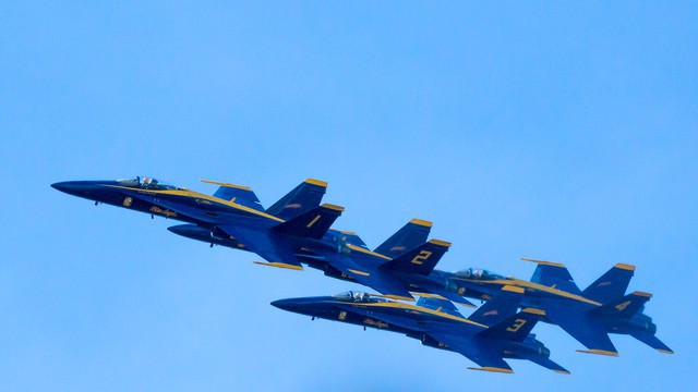 Blue Angels over San Francisco