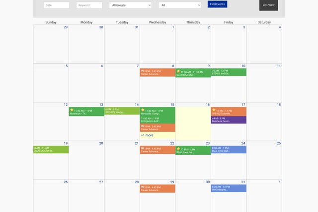 Online Event Calendar with Event Registration