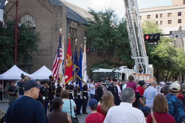 Welcome Home Parade for US Soldiers Returning from Iraq Downtown Houston