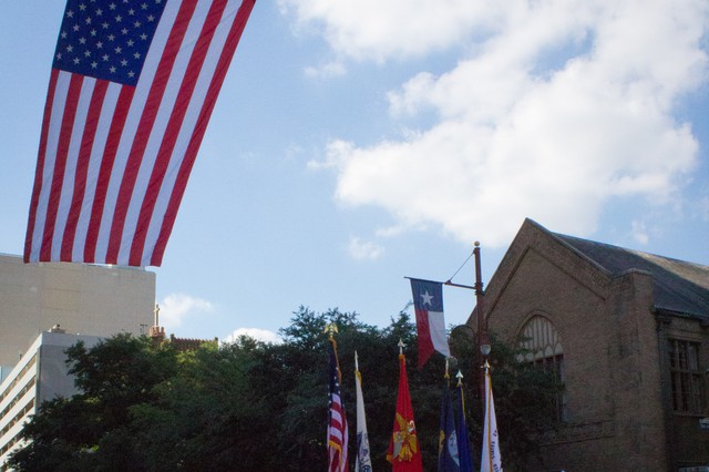 Welcome Home Parade for US Soldiers Returning from Iraq Downtown Houston