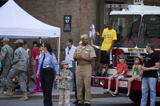 Welcome Home Parade for US Soldiers Returning from Iraq Downtown Houston