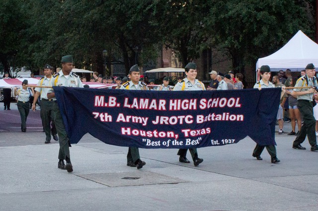 Welcome Home Parade for US Soldiers Returning from Iraq Downtown Houston