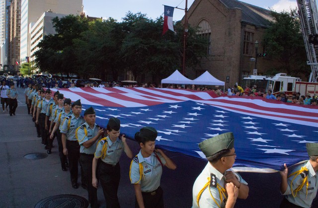 Welcome Home Parade for US Soldiers Returning from Iraq Downtown Houston