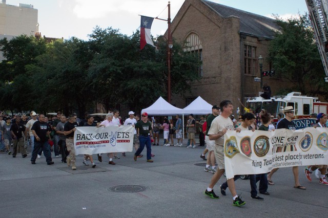 Welcome Home Parade for US Soldiers Returning from Iraq Downtown Houston