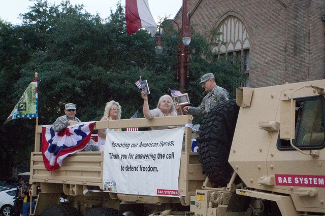 Welcome Home Parade for US Soldiers Returning from Iraq Downtown Houston