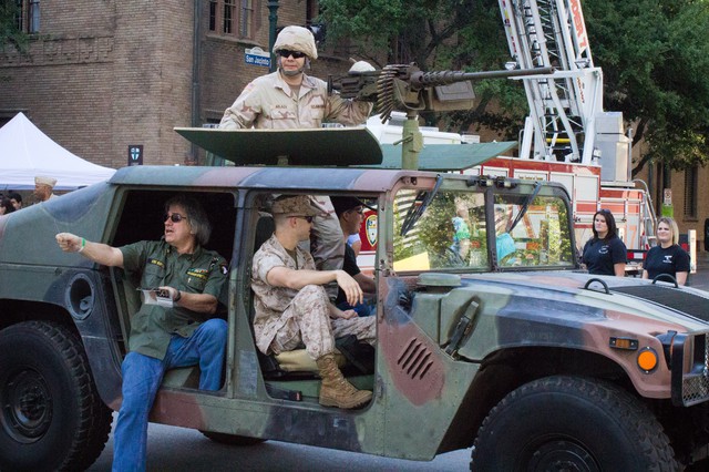 Welcome Home Parade for US Soldiers Returning from Iraq Downtown Houston