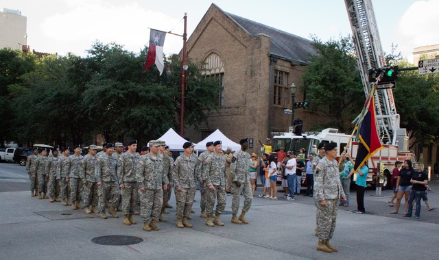Welcome Home Parade for US Soldiers Returning from Iraq Downtown Houston -  Photo