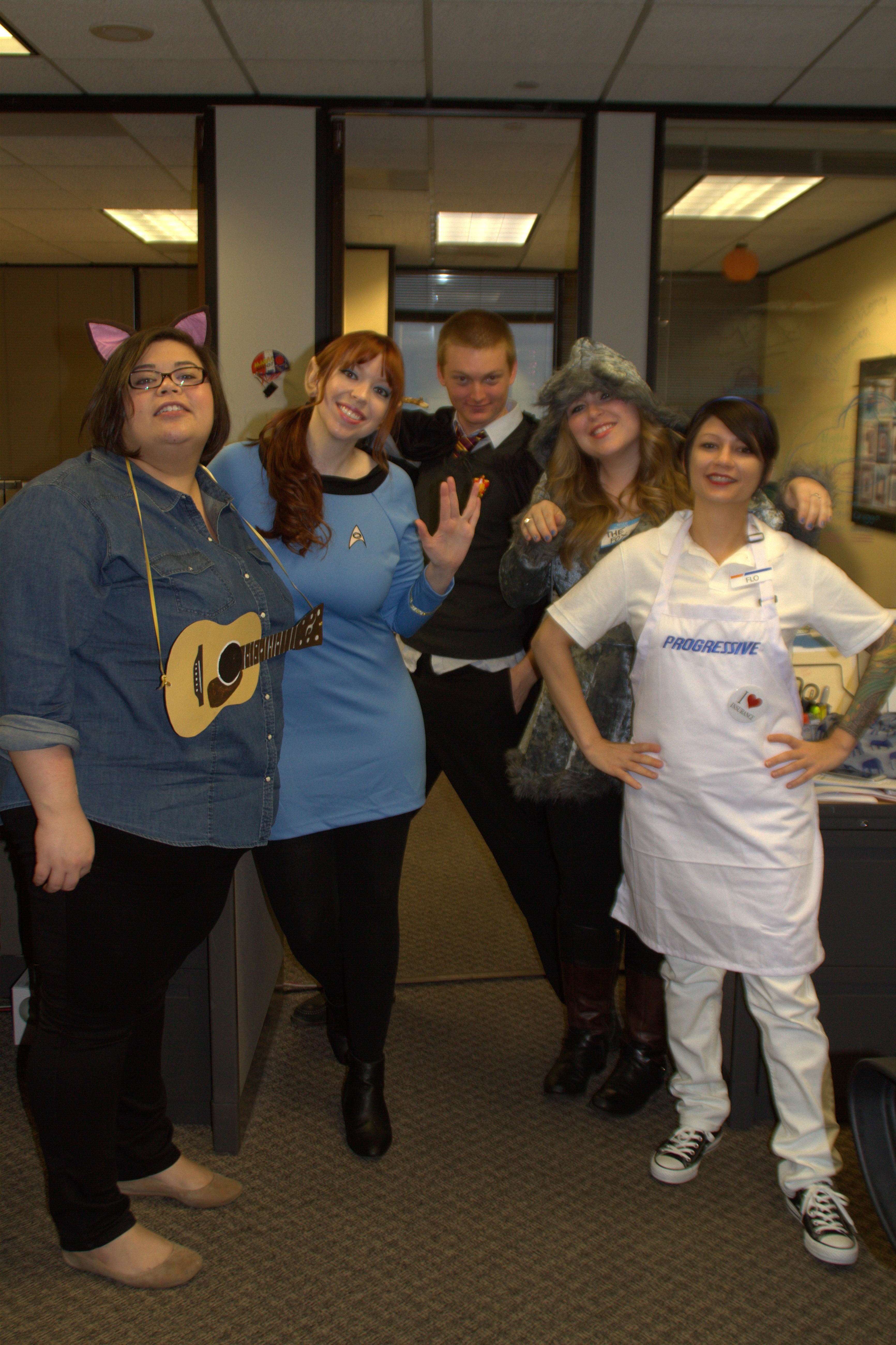 Tendenci Halloween 2013 - Cat Stevens + Spock + Ron Weasley + Fox + Flo