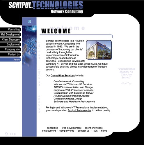 Schipul Technologies 1999