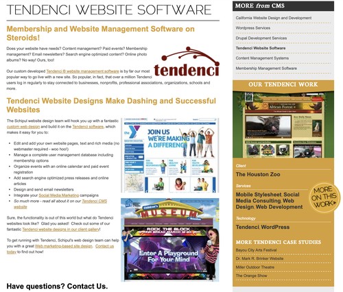 Tendenci Introduction 2011