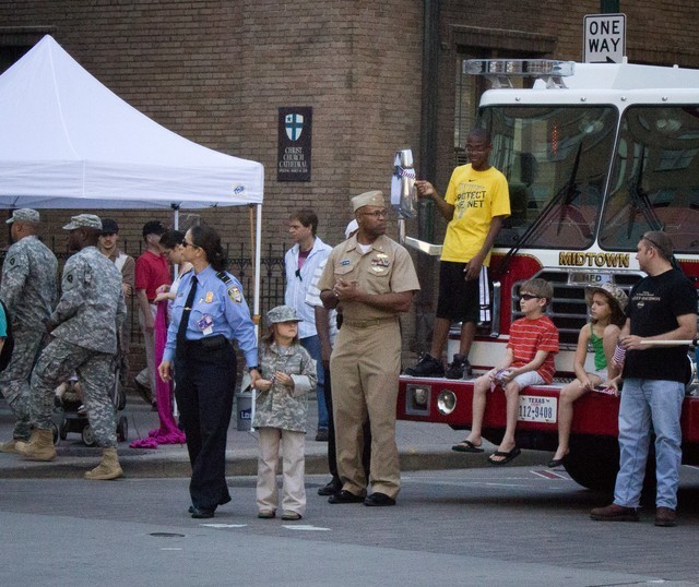 Welcome Home Parade for US Soldiers Returning from Iraq Downtown Houston